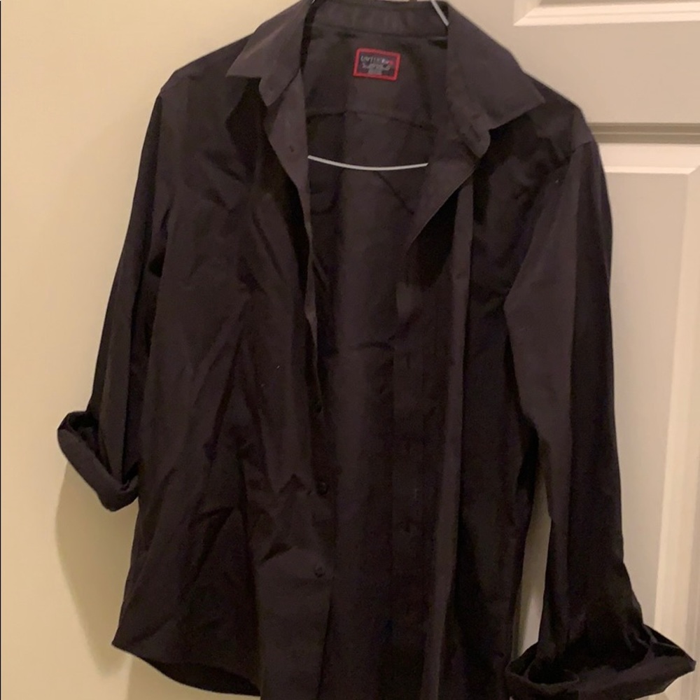 UNTUCKit mens relaxed fit casual button down.